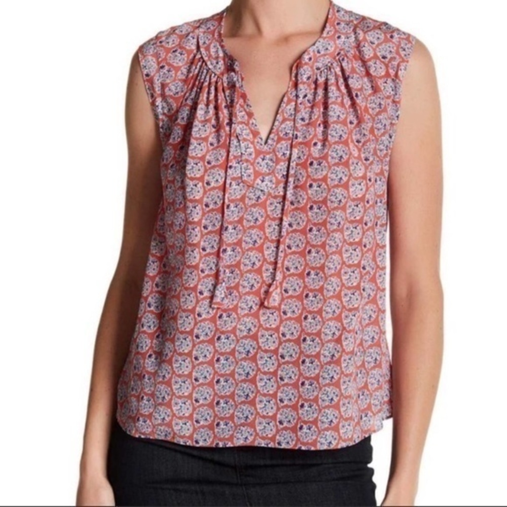 Rebecca Taylor Amanda floral sleeveless top